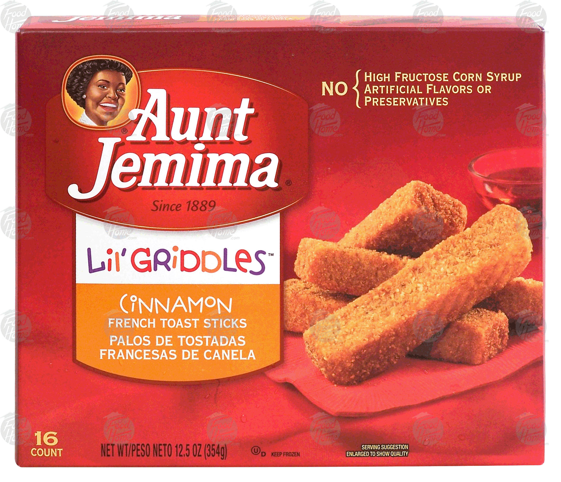 Aunt Jemima&nbsp;French Toast Sticks&nbsp;Cinnamon 16 Ct Full-Size Picture